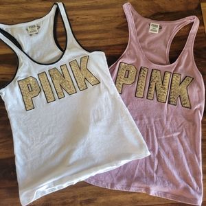 Pink Victoria's Secret Tank Top Bundle